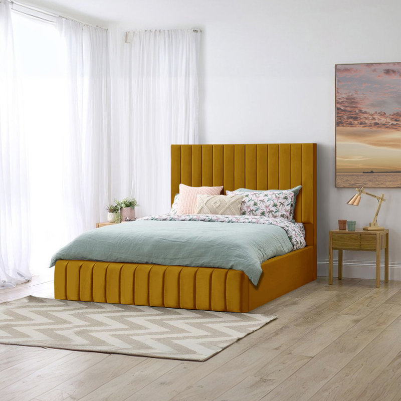 Nevan Bed, Turmeric, Kingsize (5')