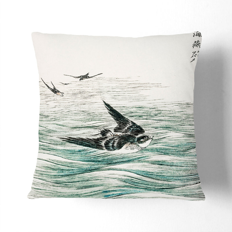 Square Cushion, Black, 40cm H x 40cm W x 15cm D