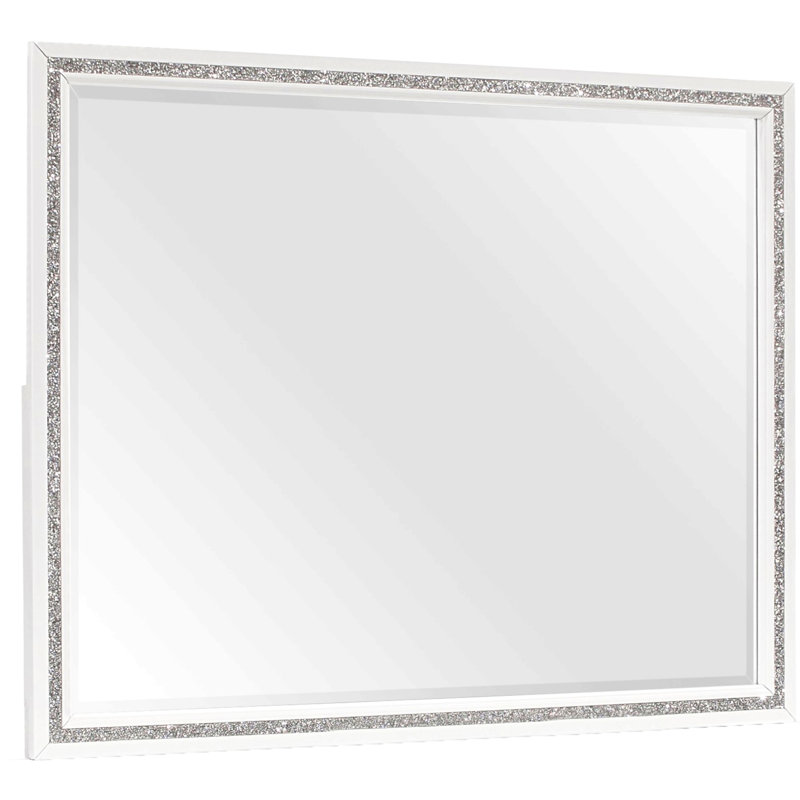 Miroir blanc scintillant