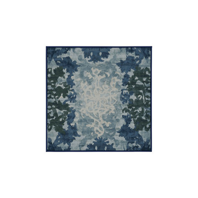 Machine Washable Gray Area Rug GSIX03695