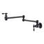 Robinet de cuisine avec robinet pivotant double et robinet mural pour évier de cuisine