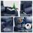 Haiylee Zero Gravity Home Theater Seating Top Grain Leather Recliner Sofa Power Headrest Footrest -1501469625