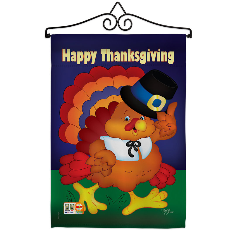 Double Sided 18.5'' H x 13'' W Polyester Animal Flag Set