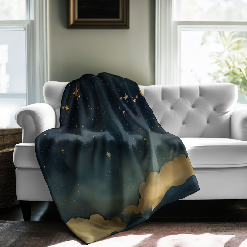  Couverture Vintage Galaxy Glow, L 50 po x L 60 po