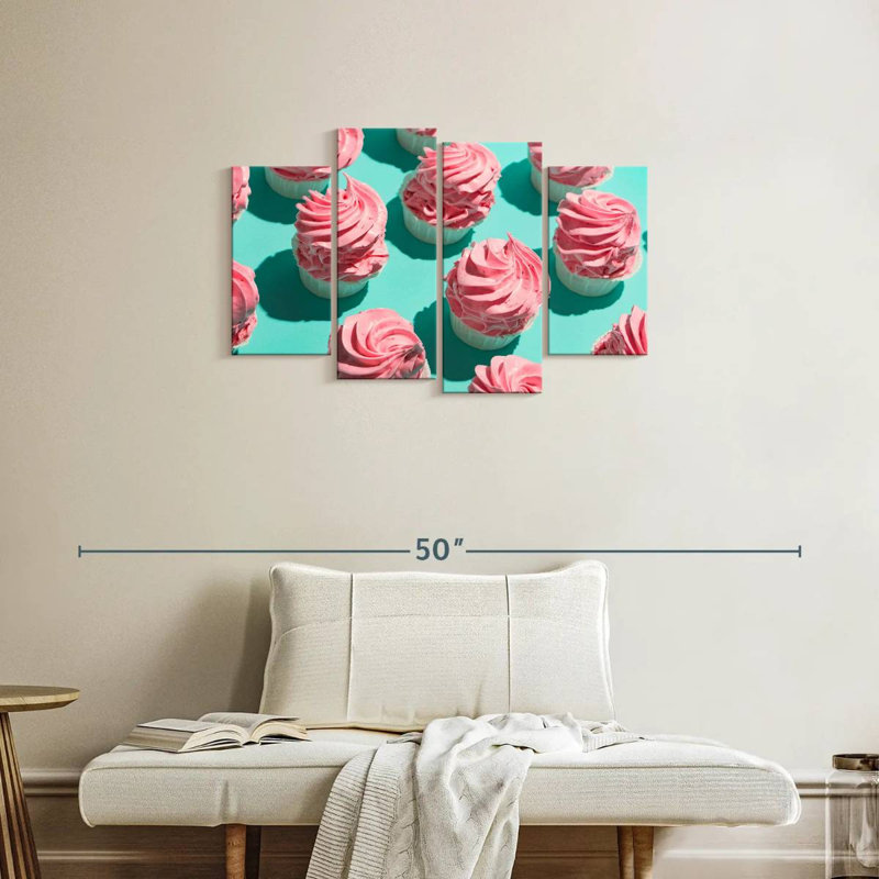 Yarlin Crazy For Cupcakes, 22" H x 36" W