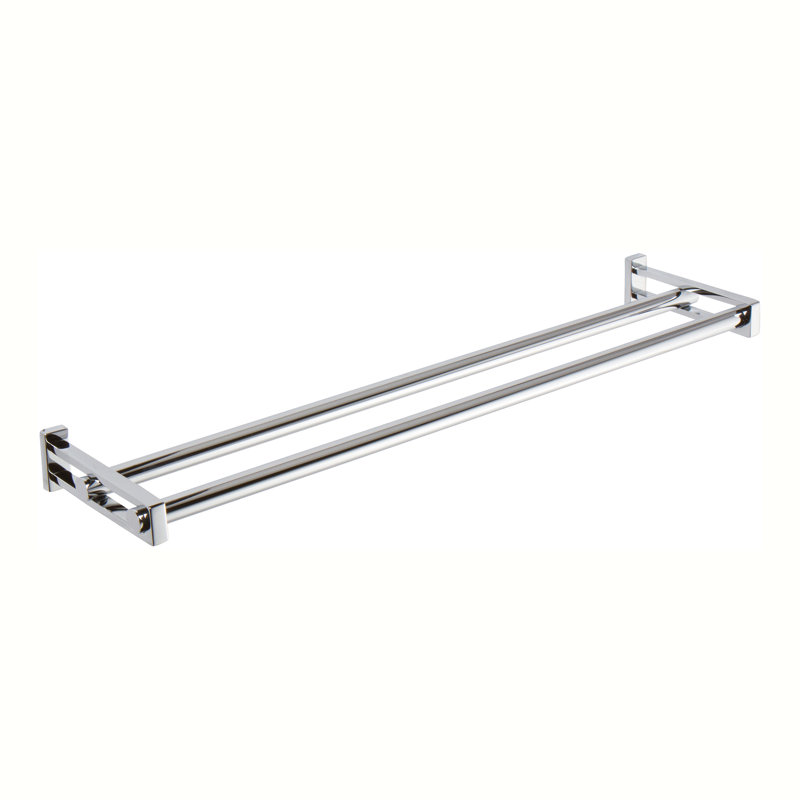 24'' Polished Chrome Double Towel Bar