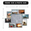 Family Tree Photo Frame Collage - 8 photos de galerie murale pour 4 x 6 photos - Cadre multi-photos moderne pour souvenirs de famille