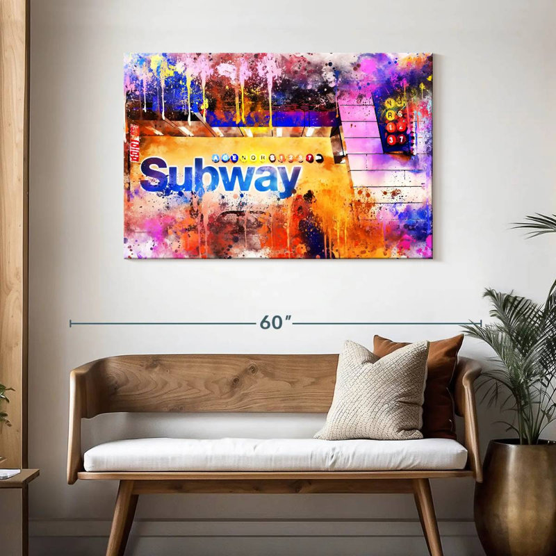 Ravi Subway I, H 30 po x l 45 po