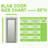 White Primed Solid Core 3-Panel Clear Slab Glass Door Suitable For Bathroom/Pantry-111605892