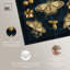 «Gold Lux Scarf Elegant Butterfly», art mural par Art Remedy-102542441-102542421
