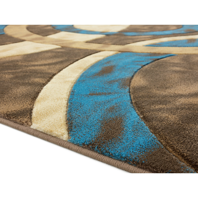 Adonia Abstract Indoor Rug, Rectangle 5'2" x 7'5"