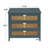 Wood Console Table with3 Drawers,Four Legs-693460225