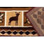 Tapis bourgogne à motif géométrique Cantin-1523549586