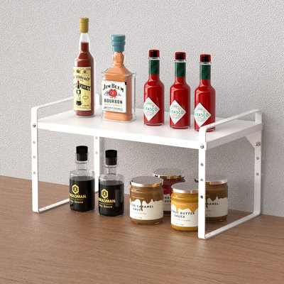 Expandable Stackable Cabinet Shelf Organizers Storage Racks Cabinet Racks Spice Racks And More