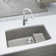 Performa Cascade SILGRANIT 32" Single Bowl Undermount Kitchen Sink with Colander