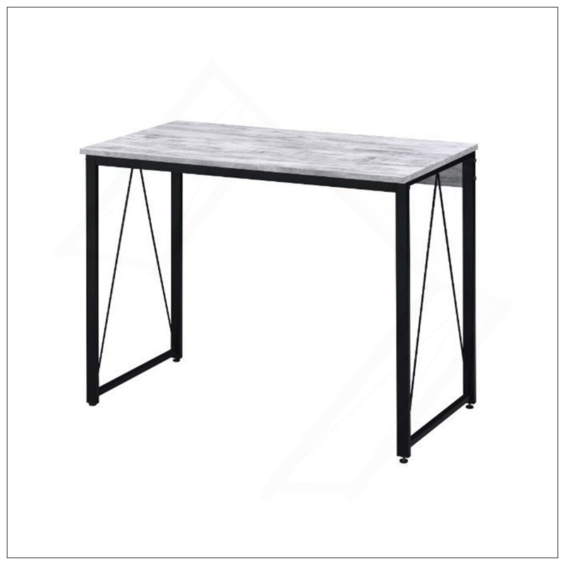 Bureau d'écriture Zaidin, H 28 po x l 35 po x P 18 po, Blanc antique