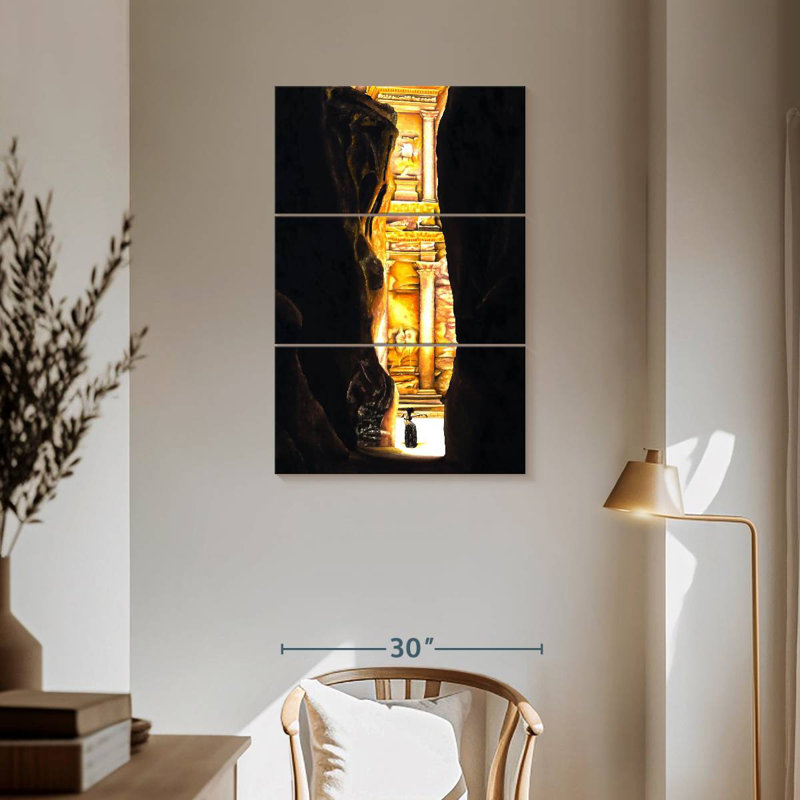 Masam Homage To Petra, 57" H x 36" W