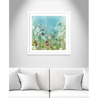 «Minarik Wildflowers and Lace», reproduction de peinture à l'huile encadrée