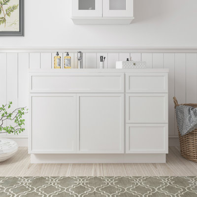 Base de meuble-lavabo simple 48 po seulement
