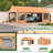 12' X 24' Heavy Duty Carport With Roll-Up Windows & Removable Sidewalls -  All-Season Shelter For Vehicles, Yellow-121870064