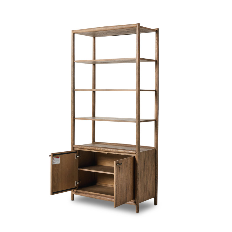 Glenview Bookcase, Weathered Oak