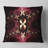 Yellow Red Fractal Flower Pattern - Abstract Printed Pillow-29604174-29604178