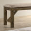 Banc de salle à manger rembourré en tissu Raven-236621242