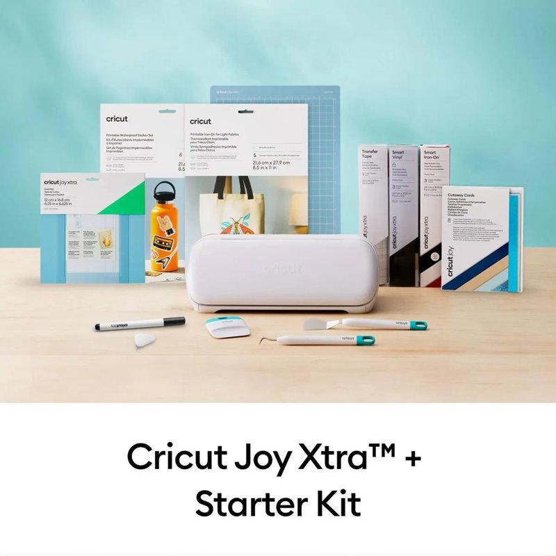 Machine de découpe et d'écriture avec trousse de démarrage Cricut 8002040 Joy Xtra