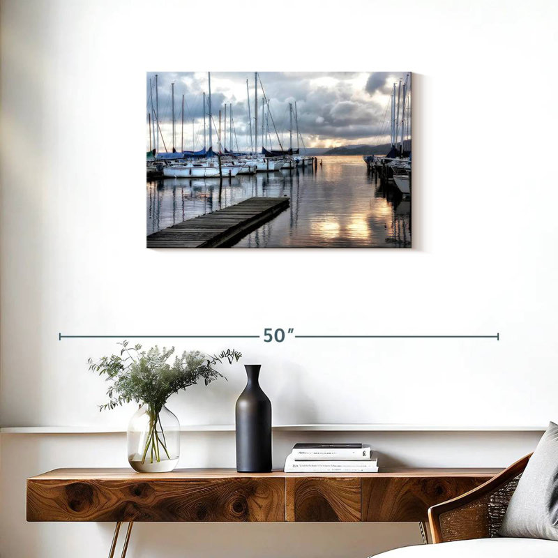 Mehar Walk On The Dock, H 20 po x l 30 po