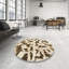 Tapis décoratif multicolore à motif abstrait-720656457
