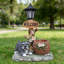Statue jardinière Schnauzer