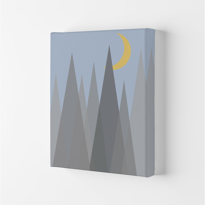 Day And Night Nursery Mid Century Modern - Print, No Frame, 30cm H x 21cm W x 1cm D