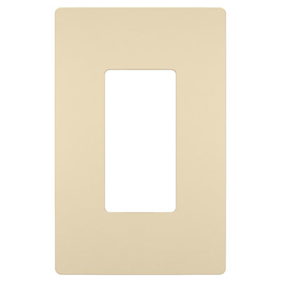 Radiant 1-Gang Decorator Rocker Screwless Wall Plate