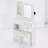 29.2" Small Size Desktop LED Light Vanity Table and Cushioned Stool-247778752