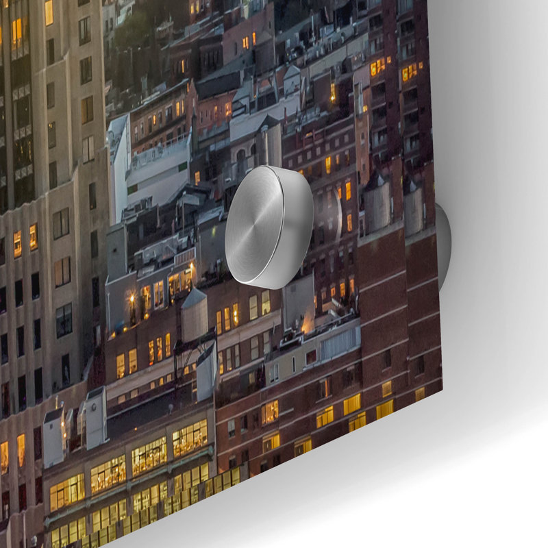«Downtown Skyline 12» par Richard Silver, H 24 po x l 36 po x P 0,2 po