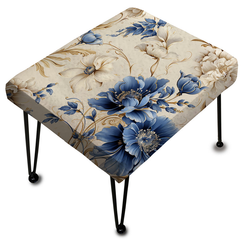 Repose-pieds Cobalt Cameo Delight