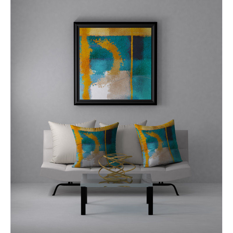 Housse de coussin carrée et bourre O.K., 24 po x 24 po