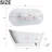59'' x 30.75'' Freestanding Soaking Acrylic Bathtub