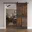 Porte de grange coulissante en bois de pin noueux S Series sans trousse de quincaillerie-90940422-90940432