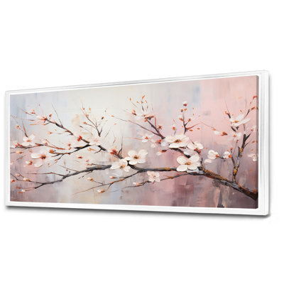 Pink And White Cherry Blossom Tree 2 - Cherry Wall Art