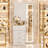 Makeup Vanity Desk with Adjustable Lighted Mirror, Hidden Jewelry Storage and Drawers, Modern Bedroom Dressing Table-395436224