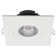 4" Square Adjustable Trim Selectable Colour Temperature Dimmable Air-Tight IC Rated LED Canless Recessed Lighting Kit