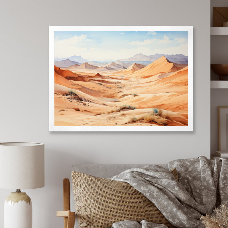 " Desert Dunes I ", 24" H x 32" W x 1" D, Wrapped Canvas