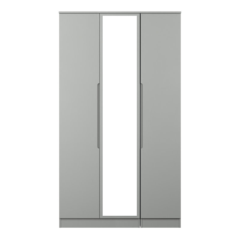 Bisma Manufactured Wood Wardrobe, Dusk Grey