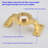 1 Handle Floor Waterfall Faucet with Diverter-64848897