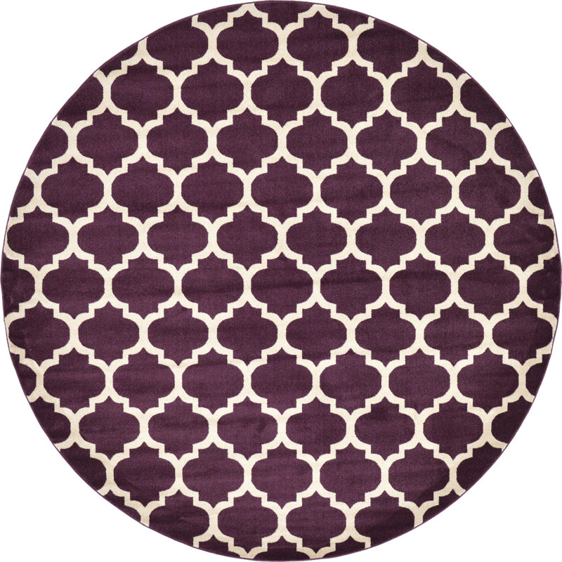 Cara-Leigh Geometric Indoor Rug, Round 10'