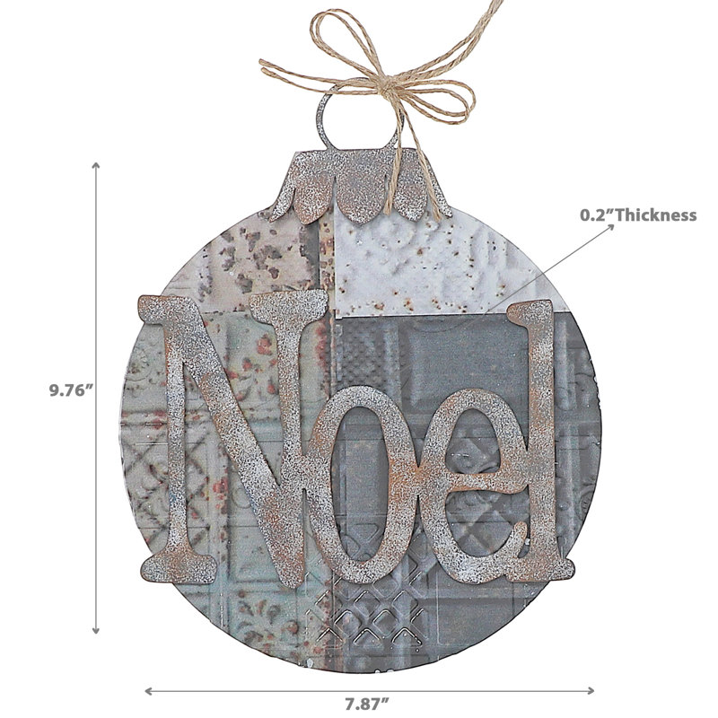 Cintre mural rond en bois Noel