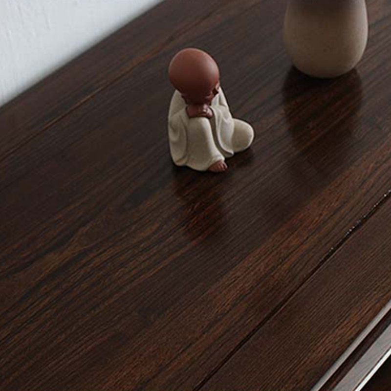 Console en bois d'orme massif, H 36,2 po x l 47,2 po x P 14,2 po