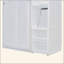 Lit escamotable mural rotatif avec bibliothèque, armoire supérieure, bureau extensible et rangement latéral-780184625