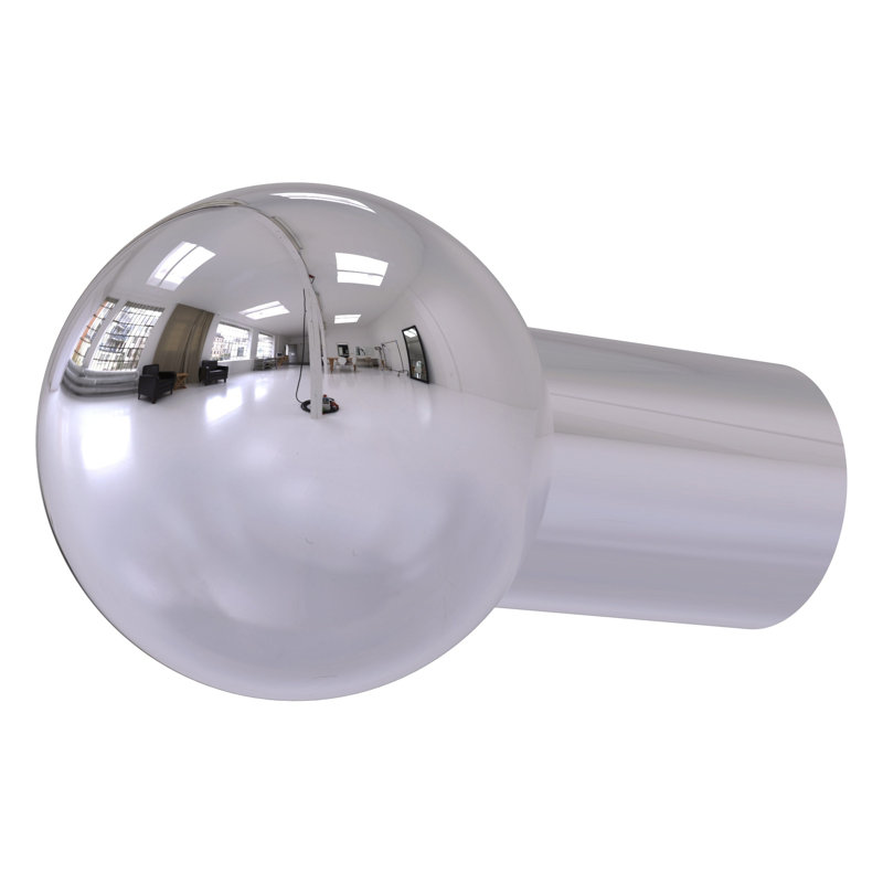 Poignée ronde Gober, Chrome poli, 3/4"